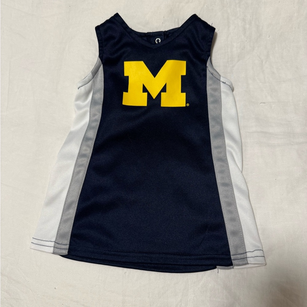 University of Michigan National Champions, toddler cheerleader outfit, 12 months